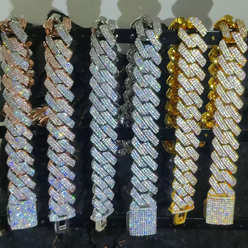 Iced Out Cuban Link Chain - Box Style