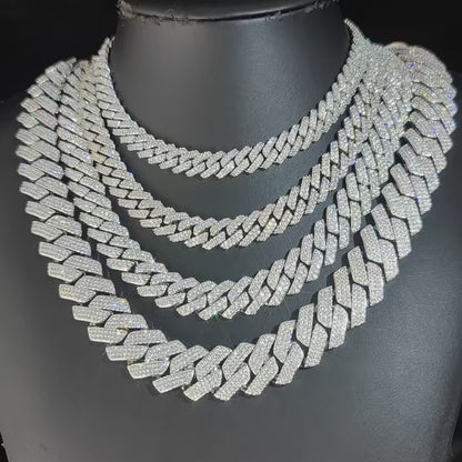 Iced Out Cuban Link Chain - Box Style