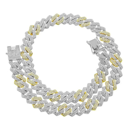 Iced Out Cuban Link Chain - Box Style