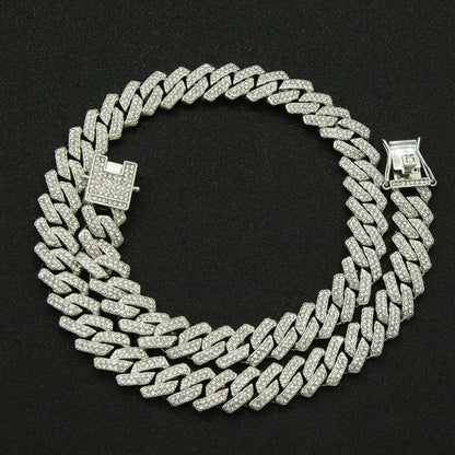 Iced Out Cuban Link Chain - Box Style