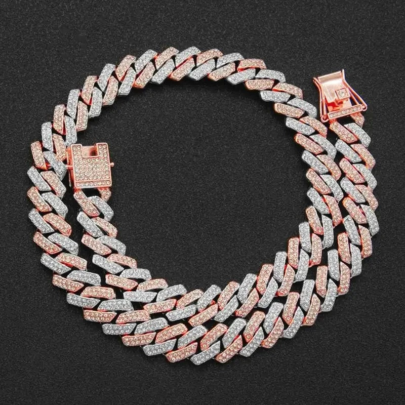 Iced Out Cuban Link Chain - Box Style