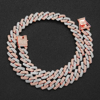 Iced Out Cuban Link Chain - Box Style