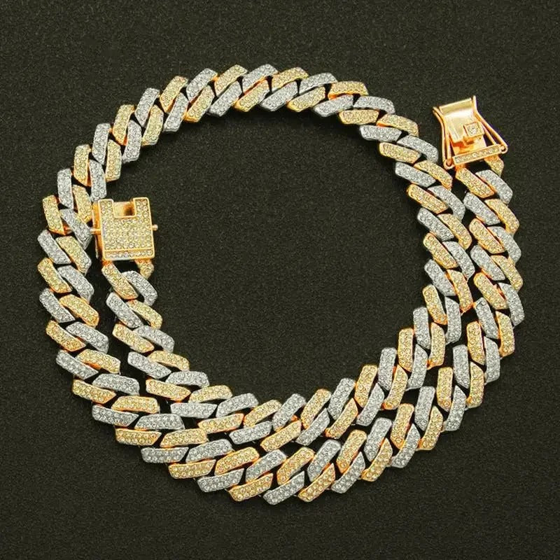 Iced Out Cuban Link Chain - Box Style
