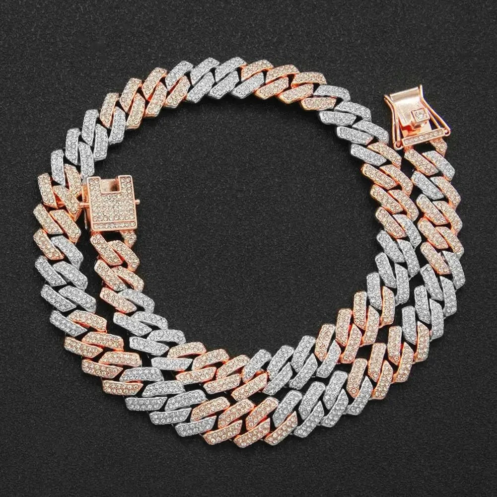 Iced Out Cuban Link Chain - Box Style