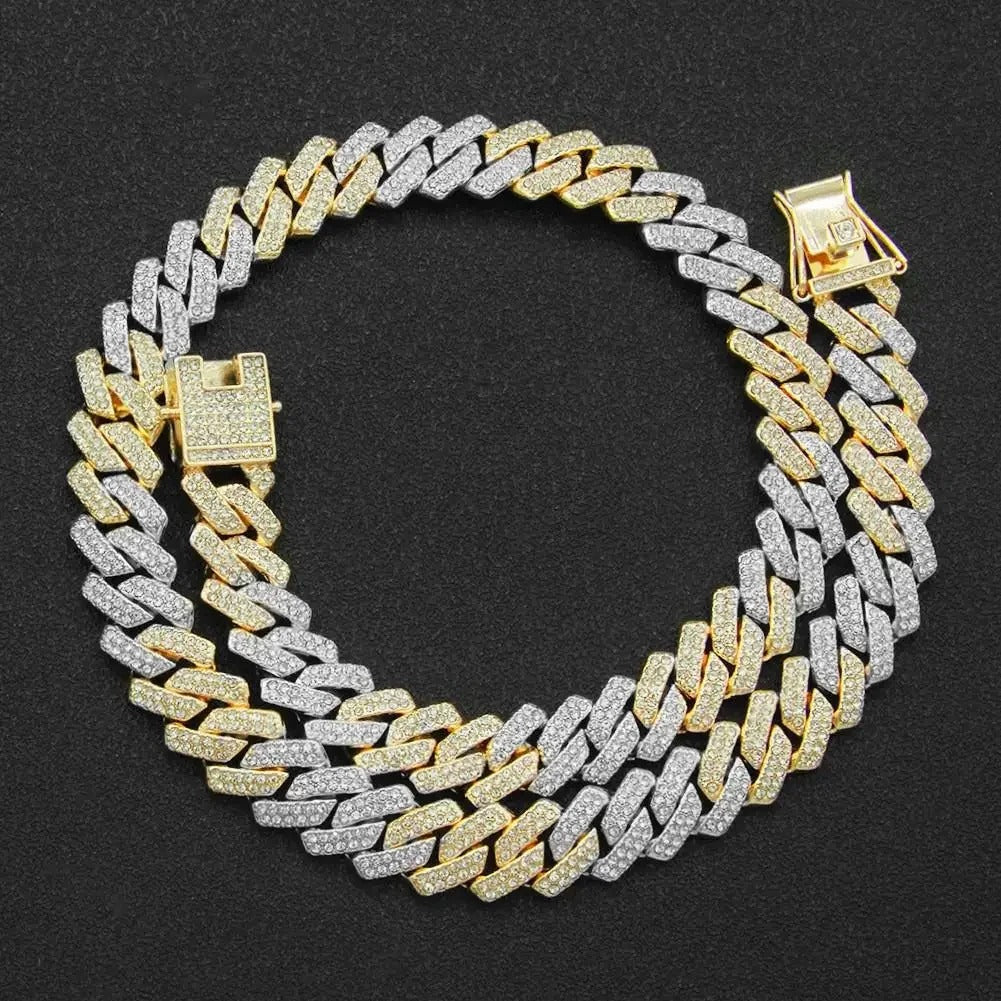 Iced Out Cuban Link Chain - Box Style