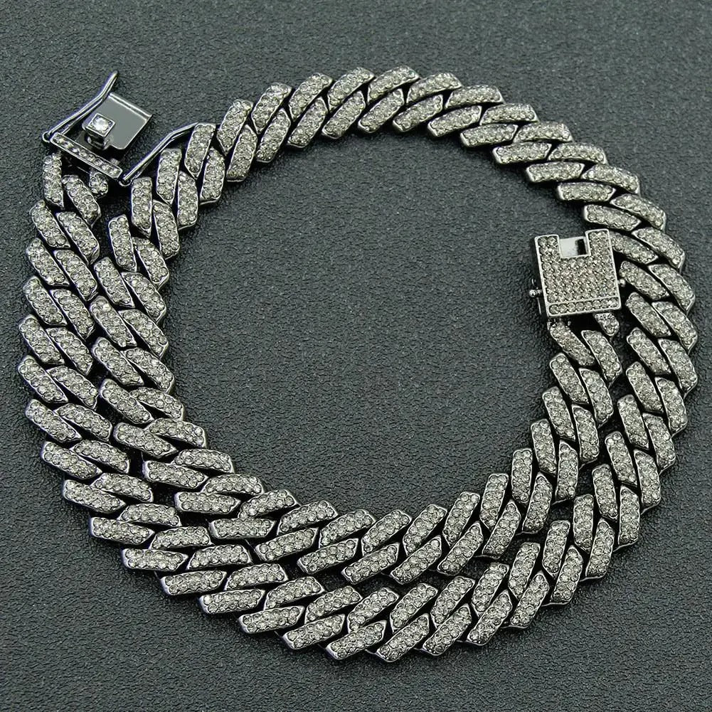 Iced Out Cuban Link Chain - Box Style